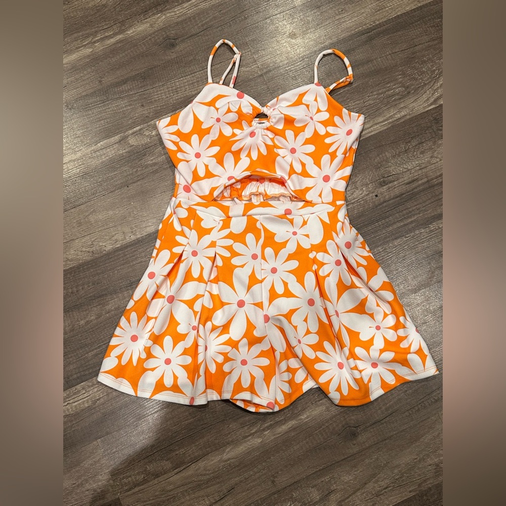 NWOT romper with cutouts